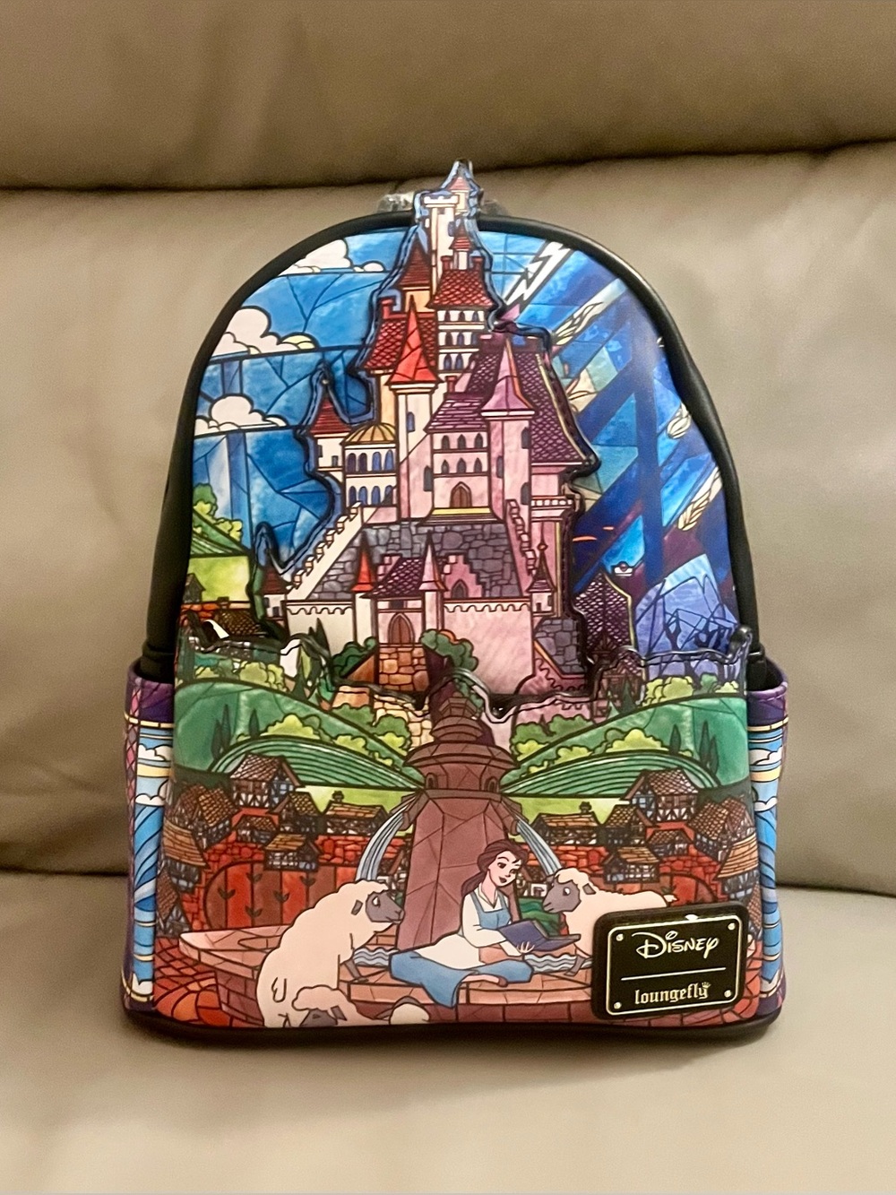 Loungefly Disney Beauty&The Beast Belle Princess Castle Series Mini Backpack Nwt
